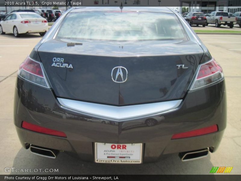 Grigio Metallic / Taupe 2010 Acura TL 3.5