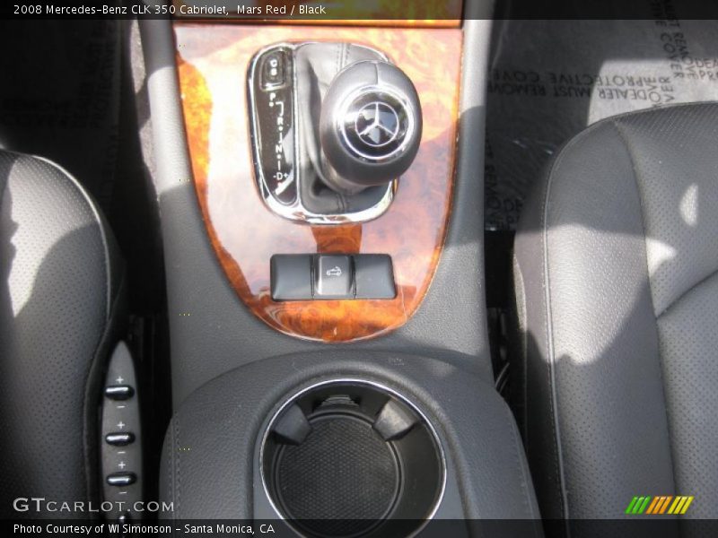 Mars Red / Black 2008 Mercedes-Benz CLK 350 Cabriolet