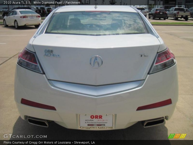 White Diamond Pearl / Parchment 2010 Acura TL 3.5