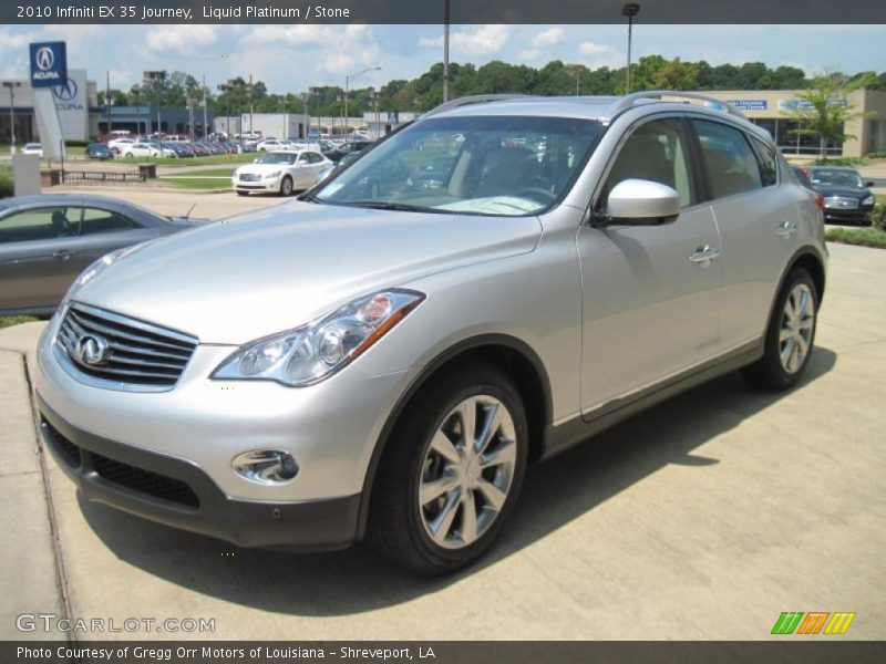 Liquid Platinum / Stone 2010 Infiniti EX 35 Journey