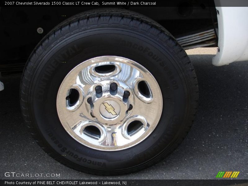 Summit White / Dark Charcoal 2007 Chevrolet Silverado 1500 Classic LT Crew Cab