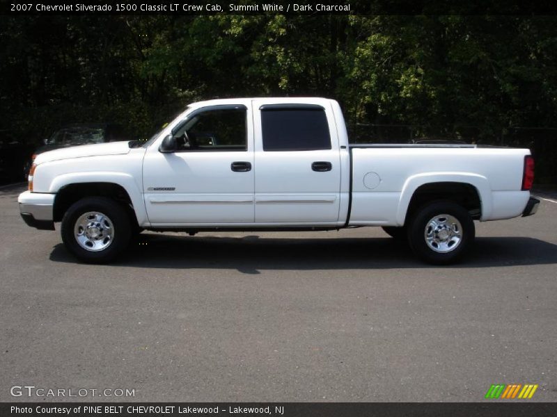 Summit White / Dark Charcoal 2007 Chevrolet Silverado 1500 Classic LT Crew Cab