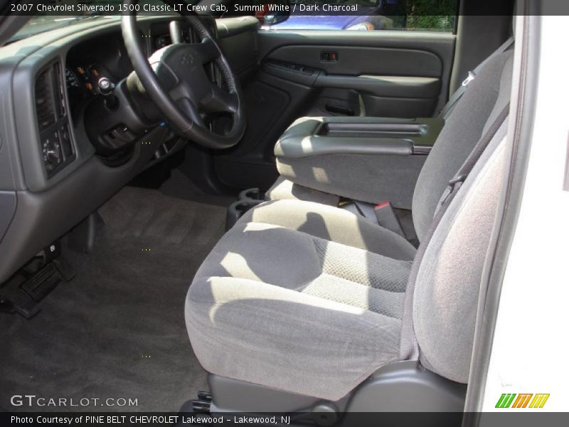 Summit White / Dark Charcoal 2007 Chevrolet Silverado 1500 Classic LT Crew Cab