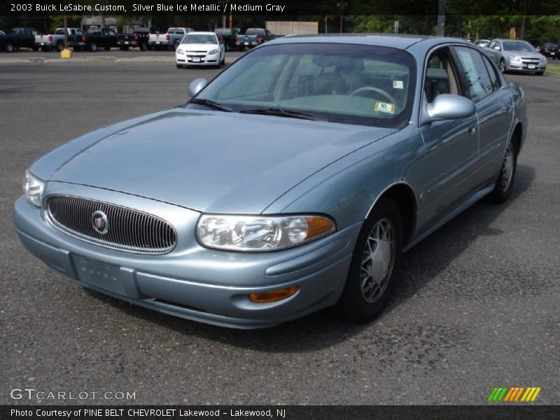 Silver Blue Ice Metallic / Medium Gray 2003 Buick LeSabre Custom