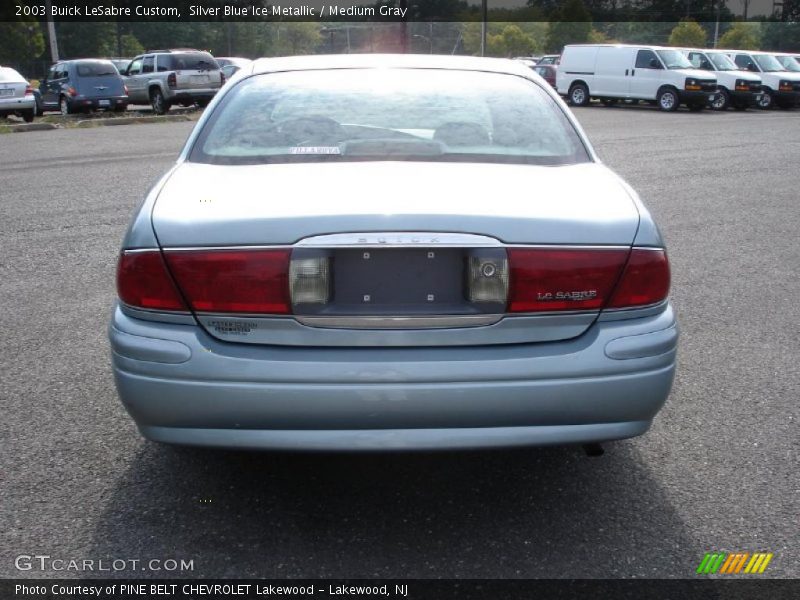 Silver Blue Ice Metallic / Medium Gray 2003 Buick LeSabre Custom