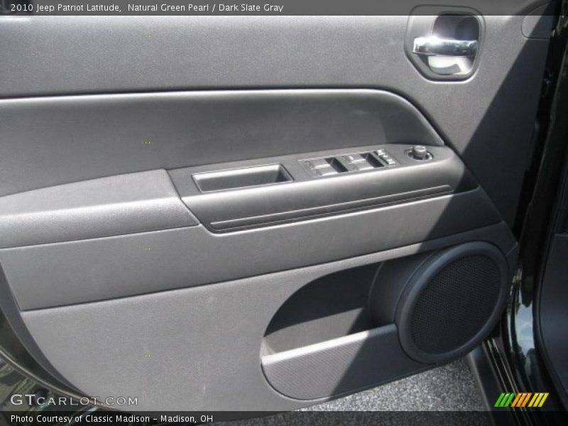 Natural Green Pearl / Dark Slate Gray 2010 Jeep Patriot Latitude