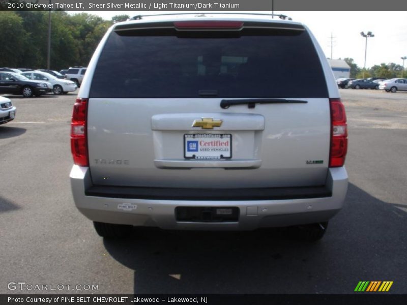 Sheer Silver Metallic / Light Titanium/Dark Titanium 2010 Chevrolet Tahoe LT