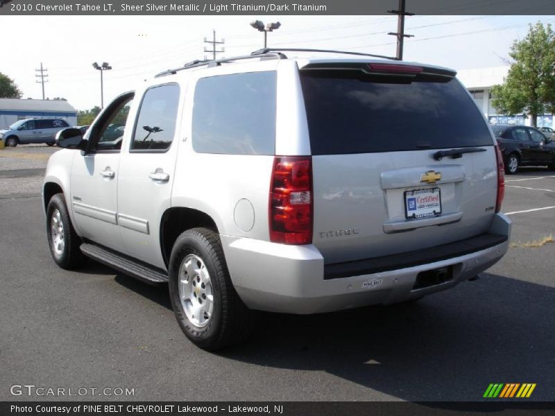 Sheer Silver Metallic / Light Titanium/Dark Titanium 2010 Chevrolet Tahoe LT