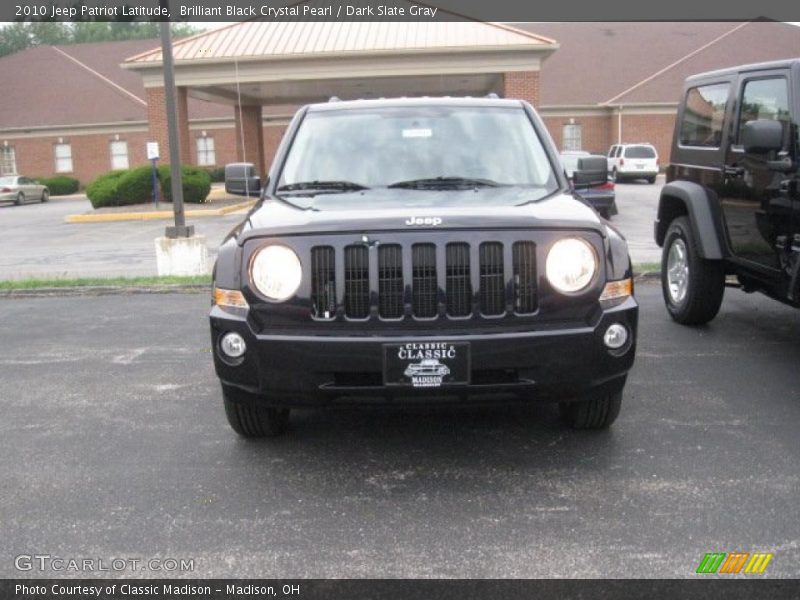 Brilliant Black Crystal Pearl / Dark Slate Gray 2010 Jeep Patriot Latitude