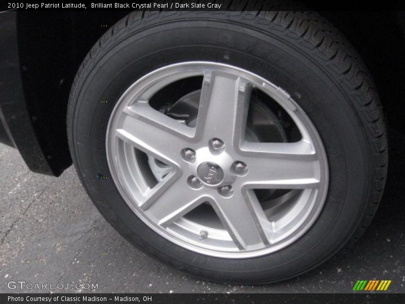Brilliant Black Crystal Pearl / Dark Slate Gray 2010 Jeep Patriot Latitude