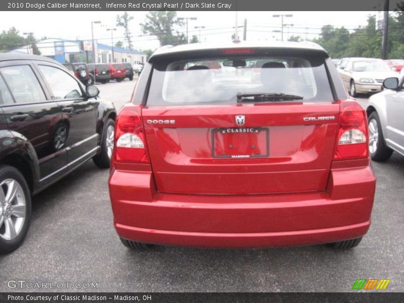 Inferno Red Crystal Pearl / Dark Slate Gray 2010 Dodge Caliber Mainstreet