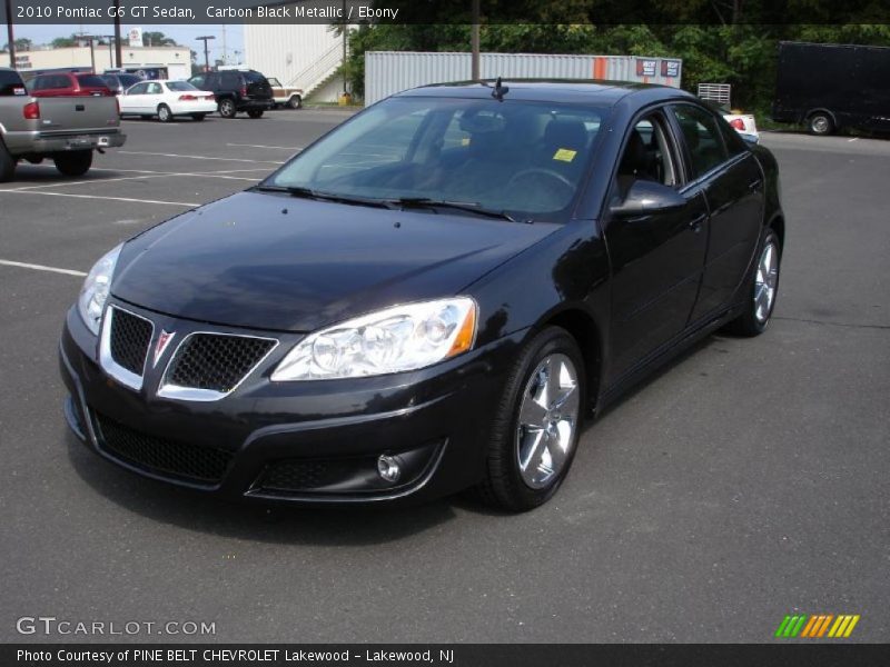 Carbon Black Metallic / Ebony 2010 Pontiac G6 GT Sedan