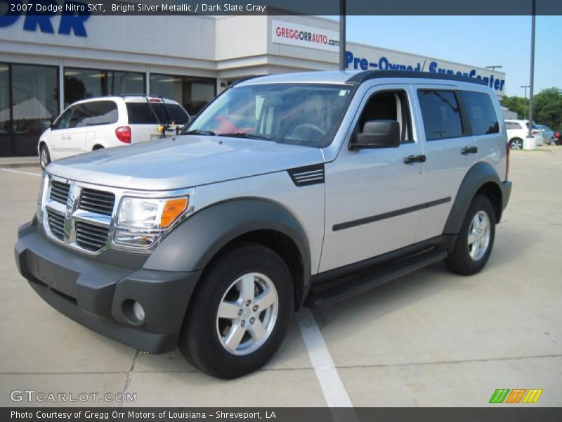 Bright Silver Metallic / Dark Slate Gray 2007 Dodge Nitro SXT