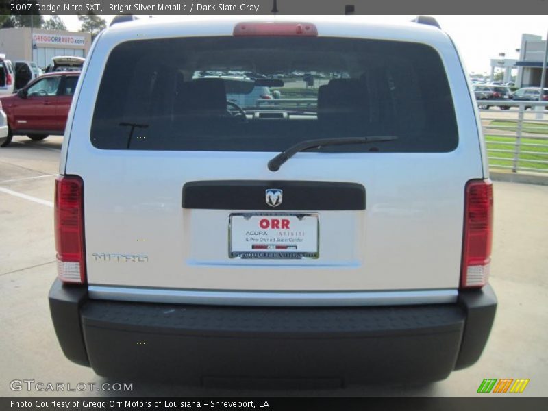 Bright Silver Metallic / Dark Slate Gray 2007 Dodge Nitro SXT