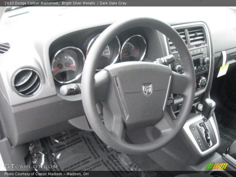 Bright Silver Metallic / Dark Slate Gray 2010 Dodge Caliber Mainstreet