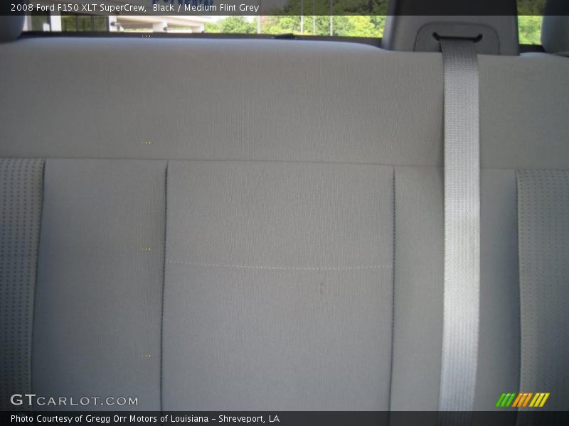 Black / Medium Flint Grey 2008 Ford F150 XLT SuperCrew