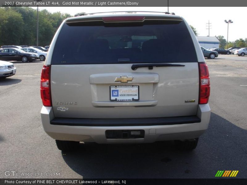 Gold Mist Metallic / Light Cashmere/Ebony 2007 Chevrolet Tahoe LT 4x4