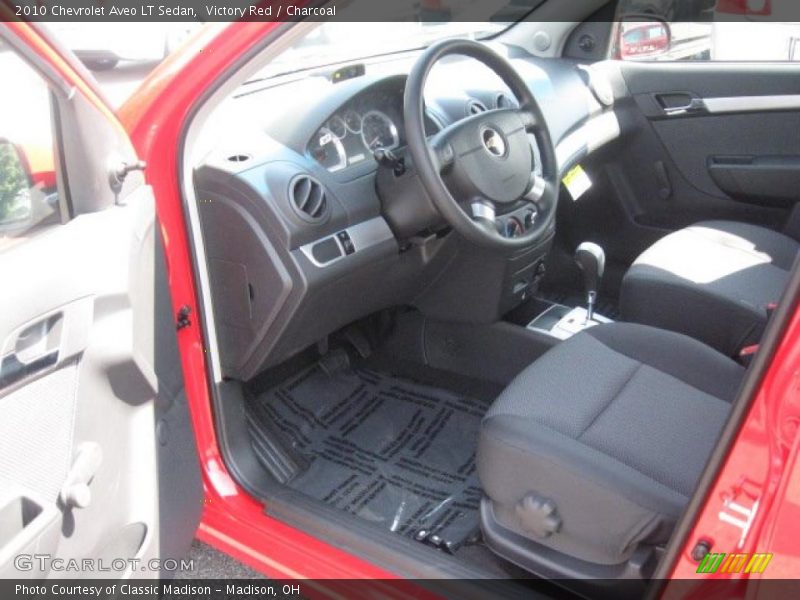 Victory Red / Charcoal 2010 Chevrolet Aveo LT Sedan
