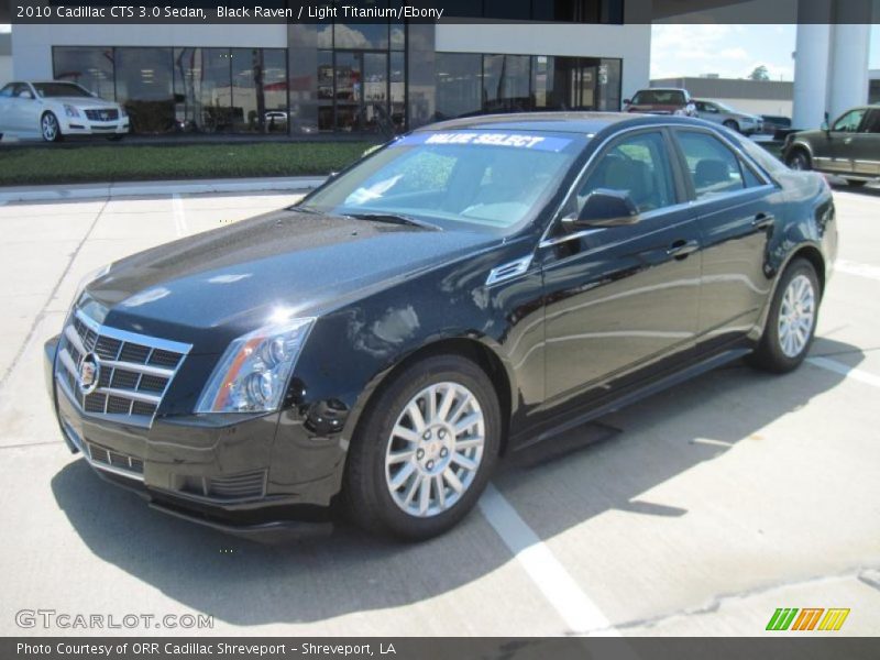 Black Raven / Light Titanium/Ebony 2010 Cadillac CTS 3.0 Sedan