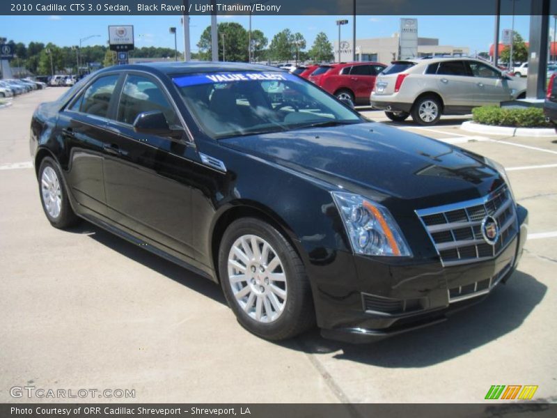 Black Raven / Light Titanium/Ebony 2010 Cadillac CTS 3.0 Sedan