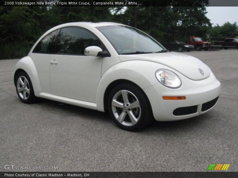 Campanella White / White 2008 Volkswagen New Beetle Triple White Coupe