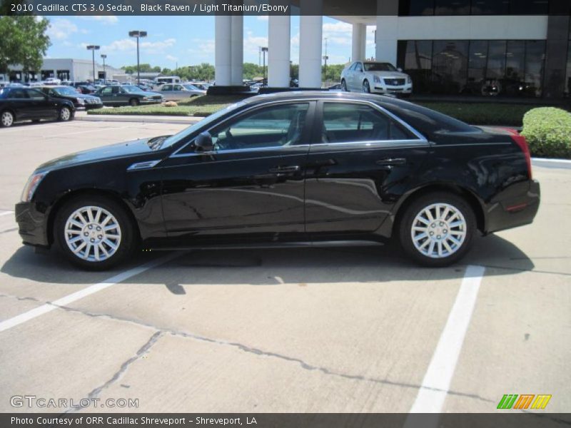 Black Raven / Light Titanium/Ebony 2010 Cadillac CTS 3.0 Sedan