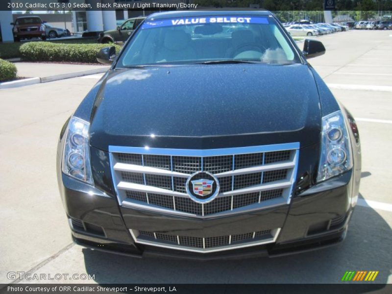 Black Raven / Light Titanium/Ebony 2010 Cadillac CTS 3.0 Sedan
