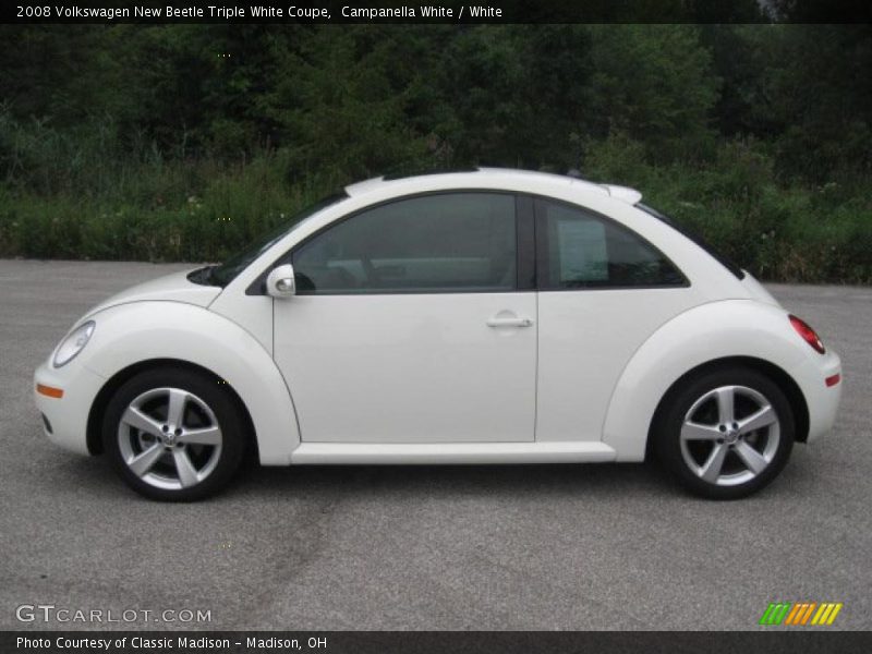 Campanella White / White 2008 Volkswagen New Beetle Triple White Coupe