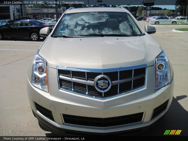Gold Mist / Titanium/Ebony 2010 Cadillac SRX 4 V6 AWD