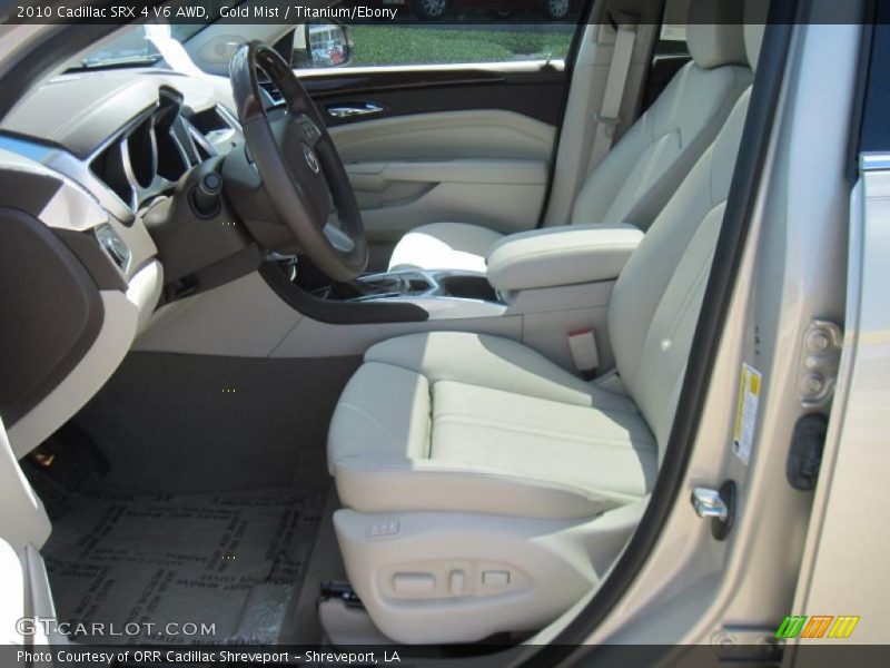 Gold Mist / Titanium/Ebony 2010 Cadillac SRX 4 V6 AWD