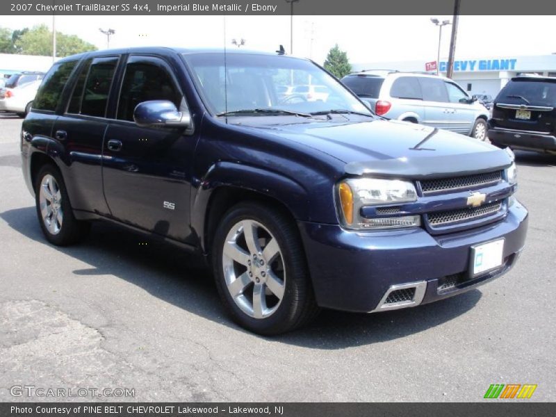 Imperial Blue Metallic / Ebony 2007 Chevrolet TrailBlazer SS 4x4