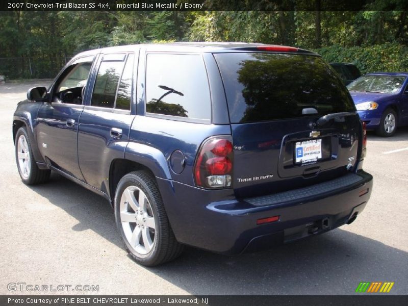 Imperial Blue Metallic / Ebony 2007 Chevrolet TrailBlazer SS 4x4