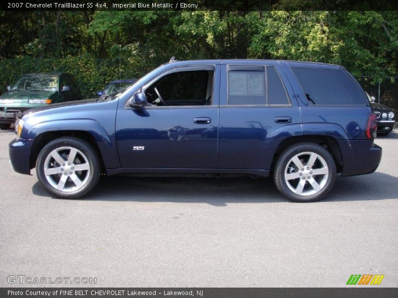 Imperial Blue Metallic / Ebony 2007 Chevrolet TrailBlazer SS 4x4
