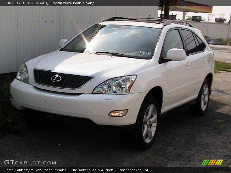 Crystal White Pearl / Ivory 2004 Lexus RX 330 AWD