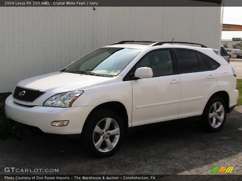 Crystal White Pearl / Ivory 2004 Lexus RX 330 AWD