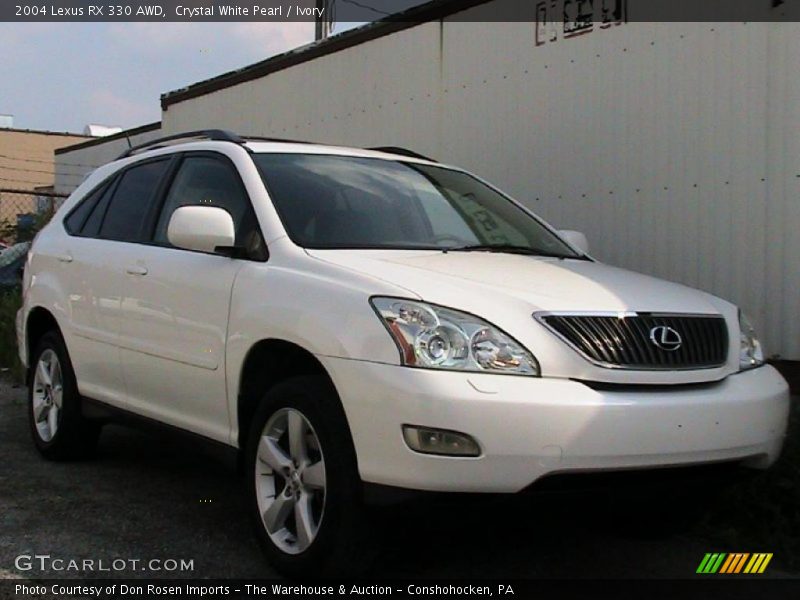 Crystal White Pearl / Ivory 2004 Lexus RX 330 AWD