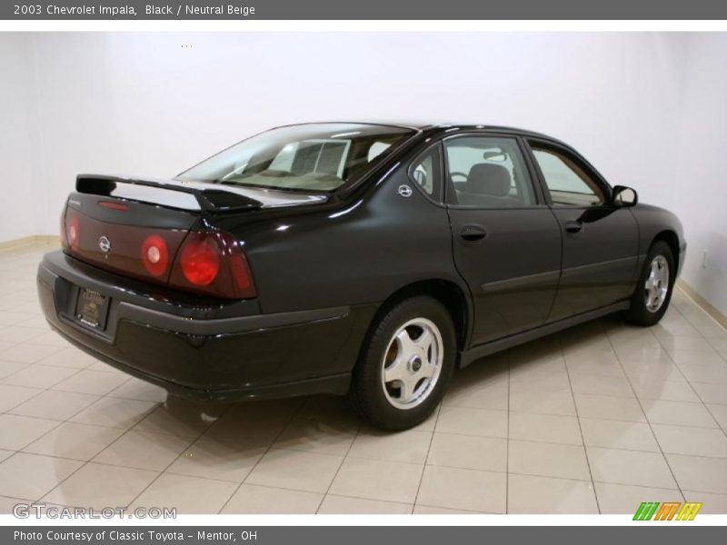 Black / Neutral Beige 2003 Chevrolet Impala