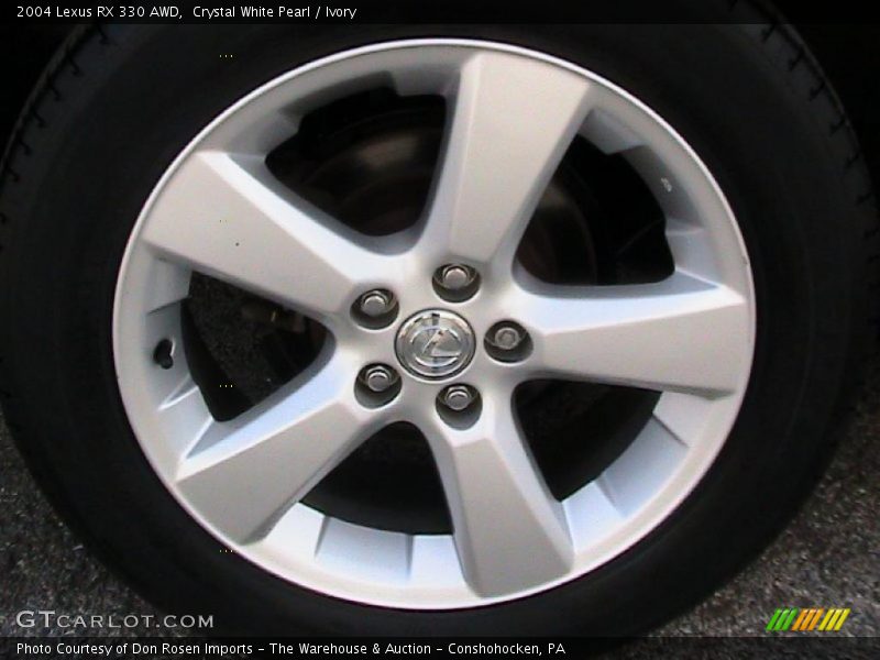 Crystal White Pearl / Ivory 2004 Lexus RX 330 AWD