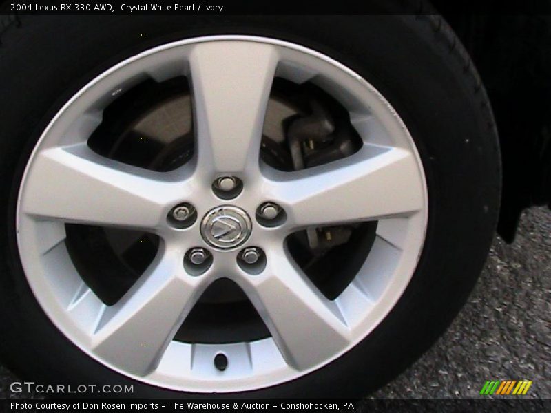 Crystal White Pearl / Ivory 2004 Lexus RX 330 AWD