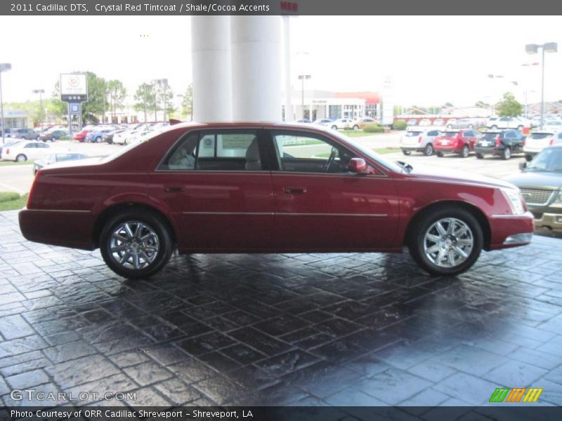 Crystal Red Tintcoat / Shale/Cocoa Accents 2011 Cadillac DTS