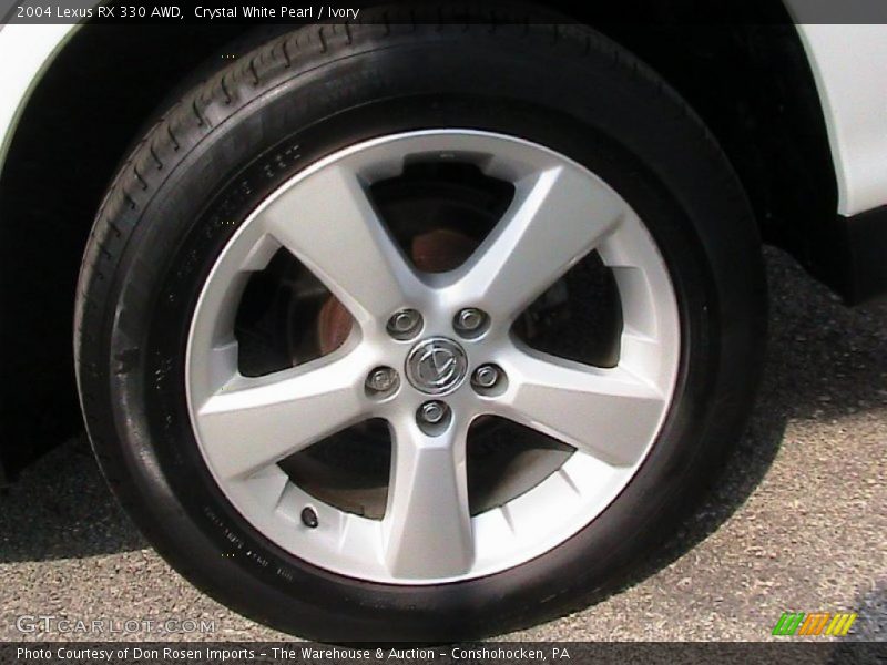 Crystal White Pearl / Ivory 2004 Lexus RX 330 AWD
