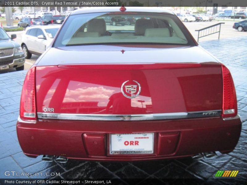 Crystal Red Tintcoat / Shale/Cocoa Accents 2011 Cadillac DTS
