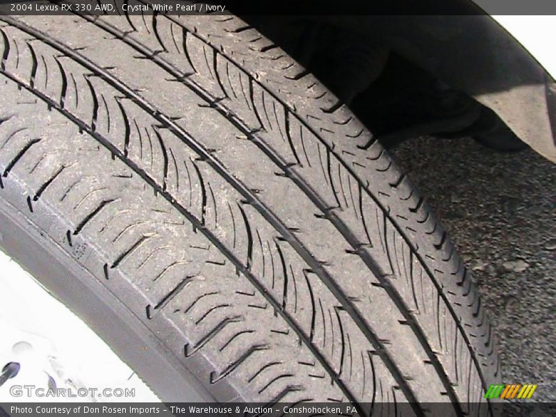Crystal White Pearl / Ivory 2004 Lexus RX 330 AWD