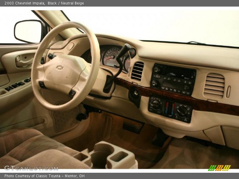 Black / Neutral Beige 2003 Chevrolet Impala