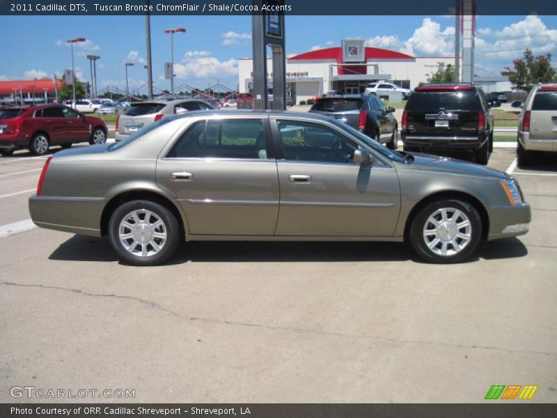 Tuscan Bronze ChromFlair / Shale/Cocoa Accents 2011 Cadillac DTS