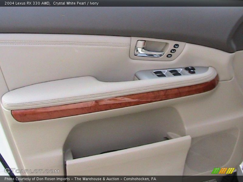 Crystal White Pearl / Ivory 2004 Lexus RX 330 AWD