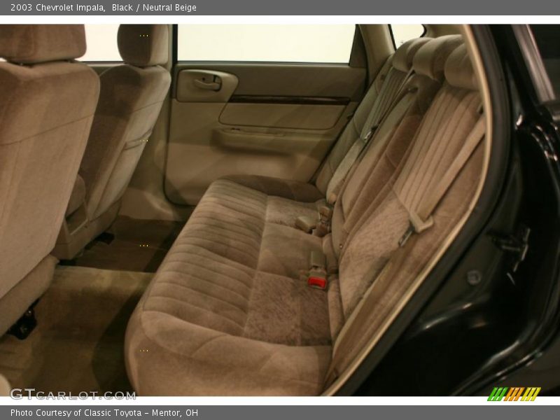 Black / Neutral Beige 2003 Chevrolet Impala
