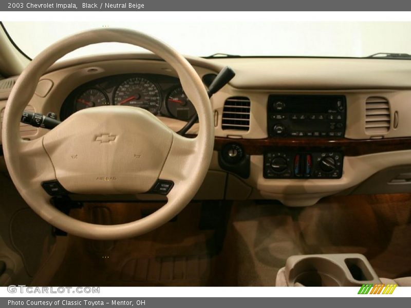 Black / Neutral Beige 2003 Chevrolet Impala