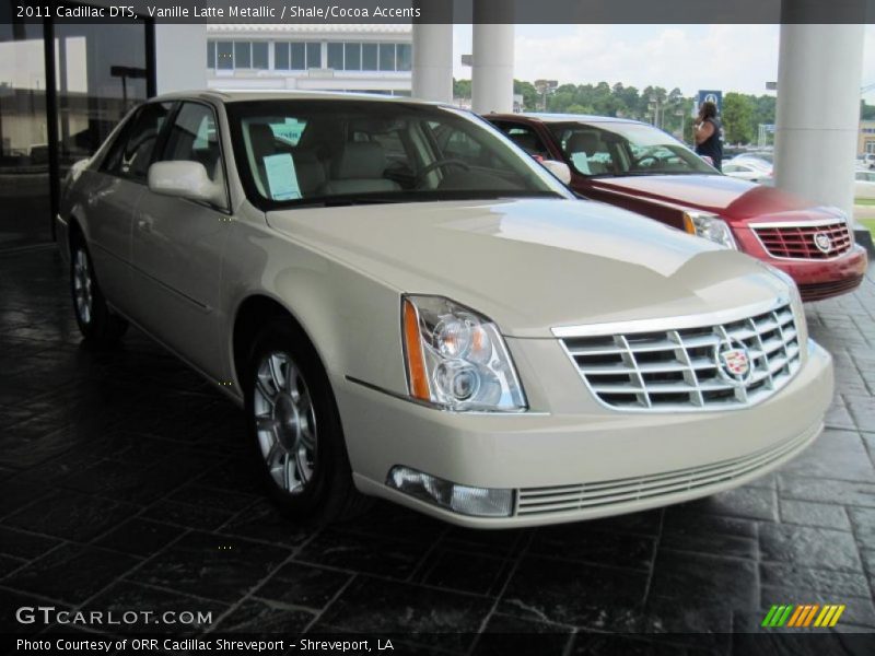Vanille Latte Metallic / Shale/Cocoa Accents 2011 Cadillac DTS