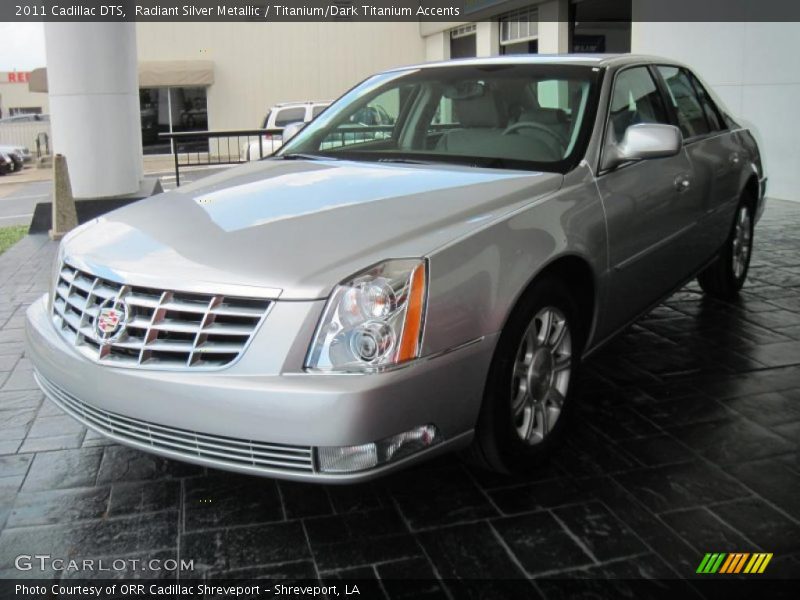 Radiant Silver Metallic / Titanium/Dark Titanium Accents 2011 Cadillac DTS